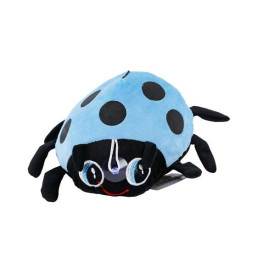 7-inch Plush Ladybug Beetle - Blue